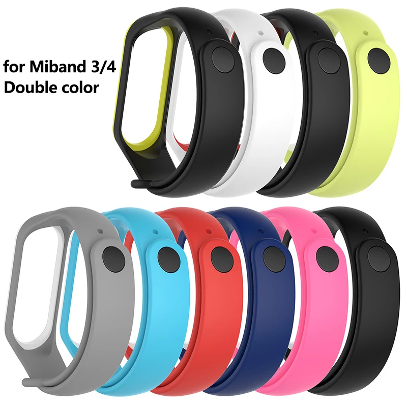Спортивный силиконовый ремешок Laforuta для Xiaomi Mi Band 4 браслет Miband 3 сменный Band3
