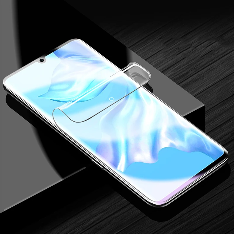 Полное покрытие для huawei Y7 Prime Y9 Y6 Pro P30 Lite P30Pro мягкая Гидрогелевая пленка для Honor 8A Pro 8X защита экрана(не стекло