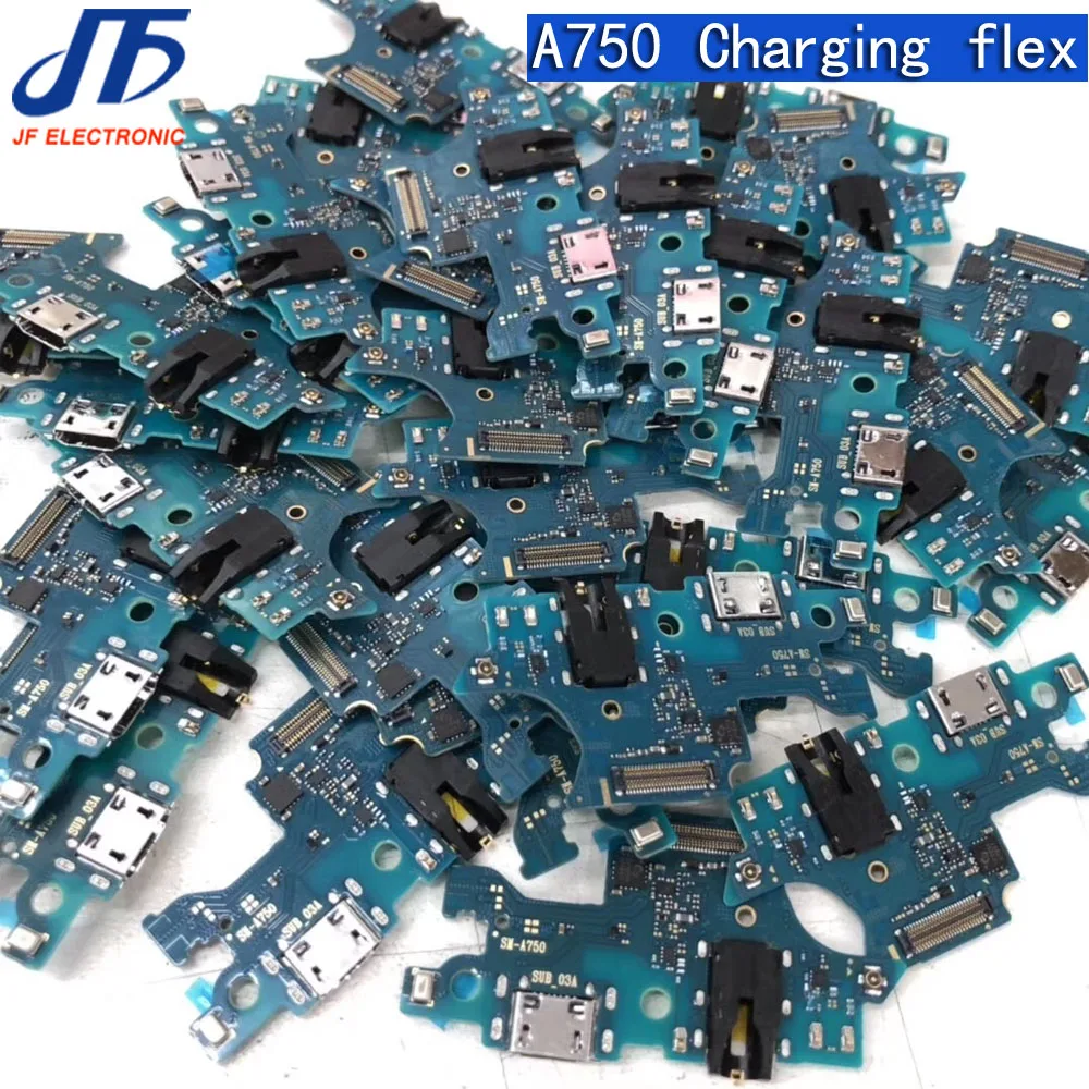 5 шт. Замена для Samsung Galaxy A7 2018 A750 a750f Зарядка гибкий USB зарядный док порт кабель