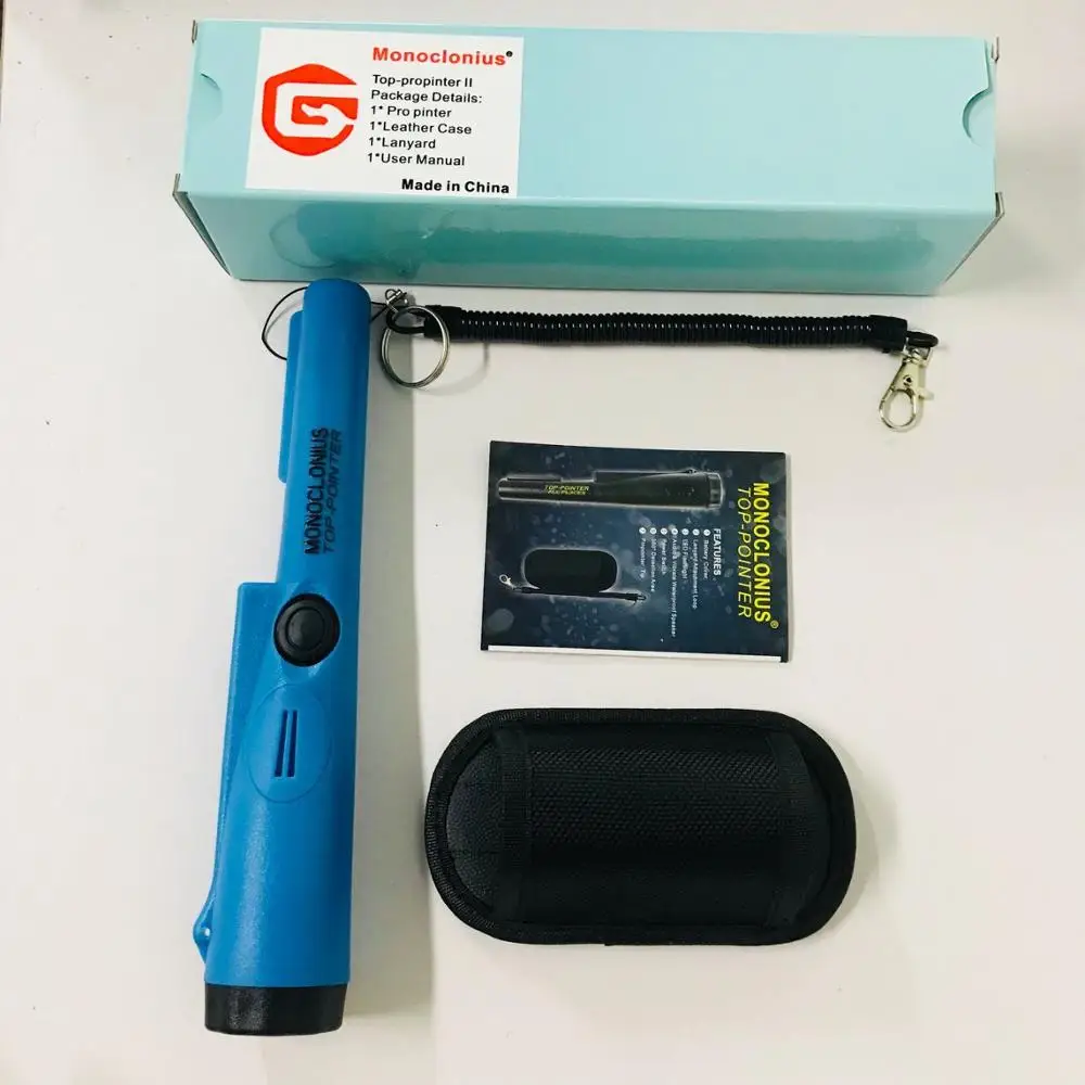 8CM Detection Blue Черный контактный указатель промышленный металлоискатель ручной детектор металла золота - Цвет: 8CM Detection Blue