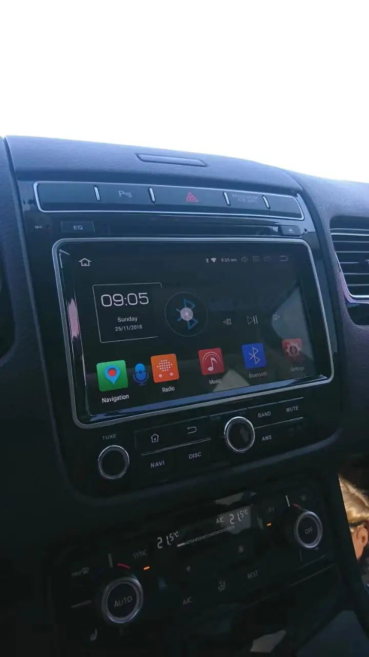 Navirider Android 10 автомобильный Радио плеер для T-OUAREG 2015 2016 Автомобильный gps головное