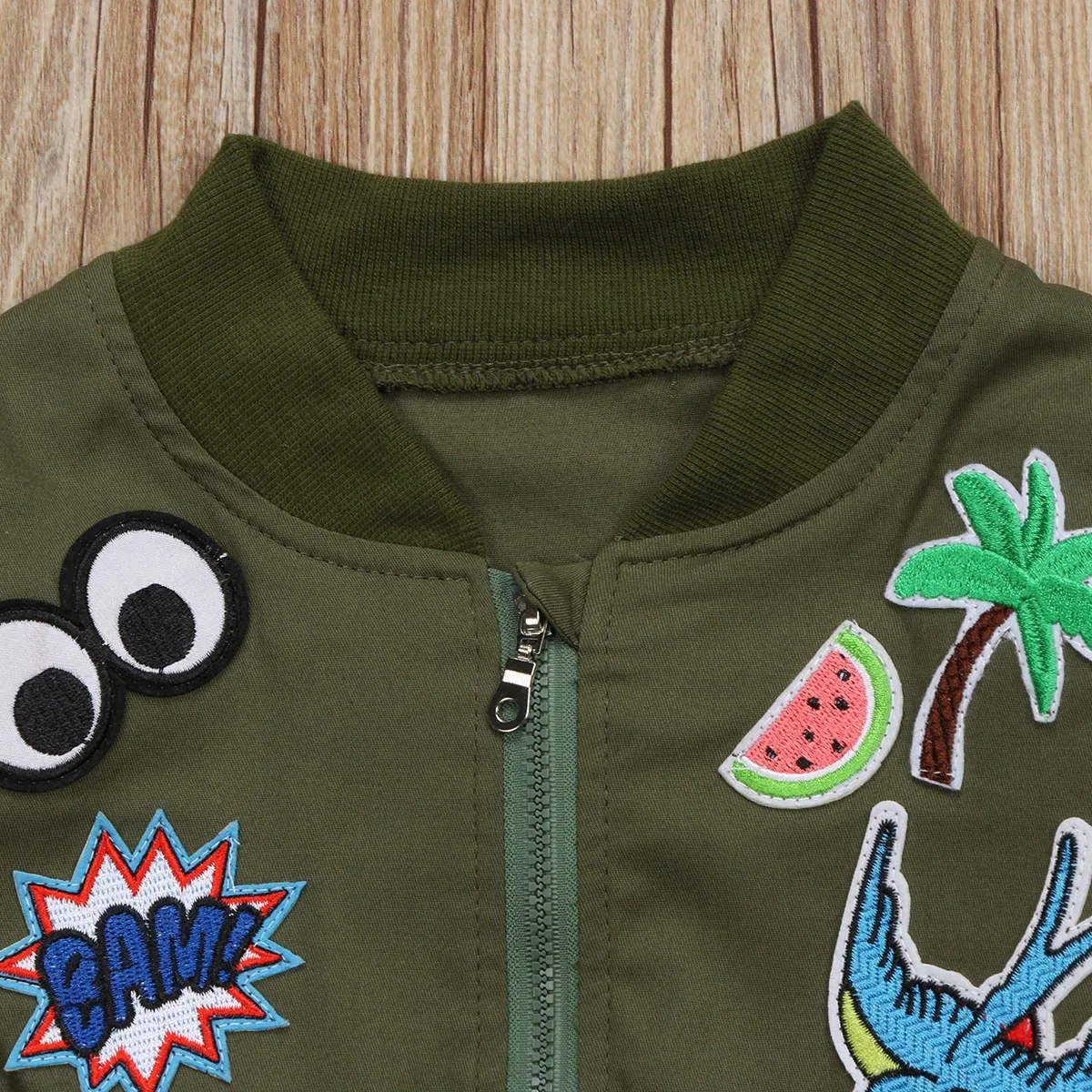 Детская куртка Pudcoco 2017 верхняя одежда для девочек детские топы армейского