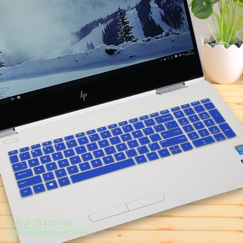 blue Защитная крышка для клавиатуры ноутбука 15,6 дюймов для hp Pavilion 15-da0077tx 15-da0440tx 15-da1009tx 15-da0327tu 15-da0019nia da0004tu - Цвет: blue