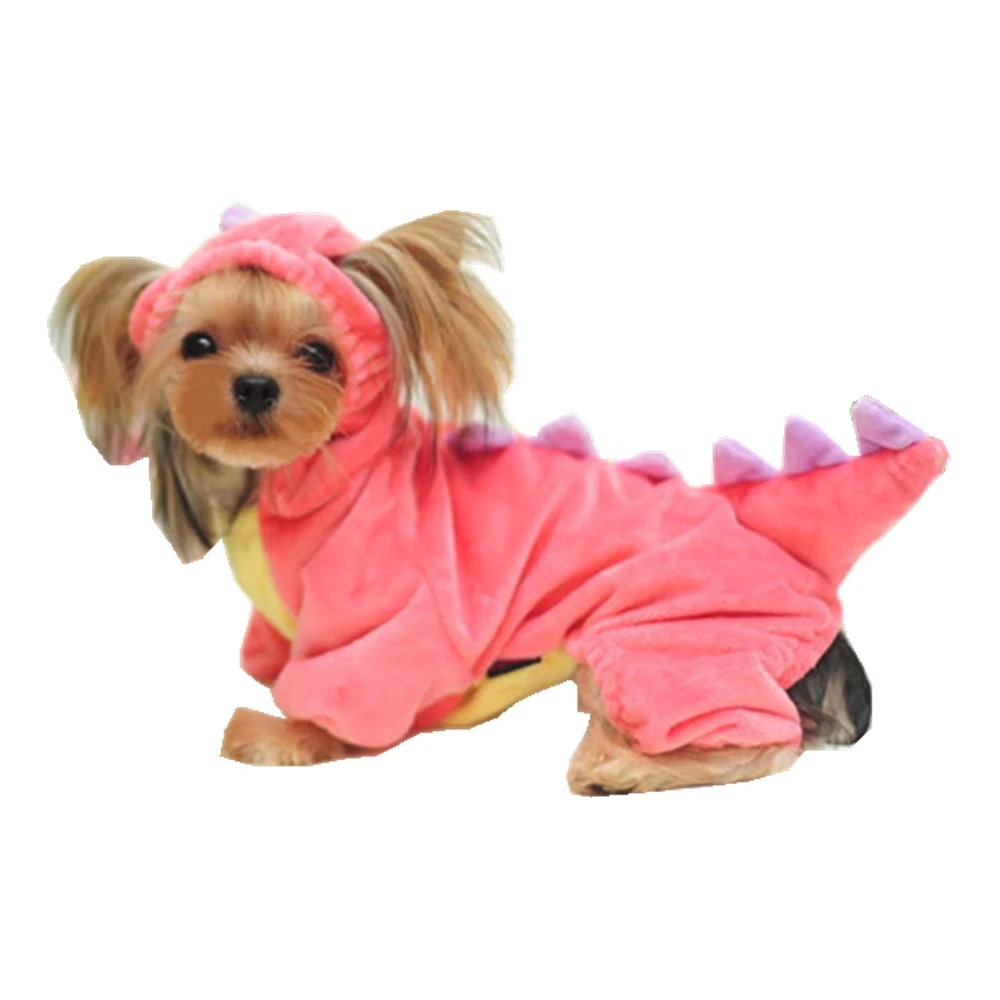 Cosy Dog динозавр Хэллоуин костюм XL розовый синий Зимняя одежда для девочек Экстра
