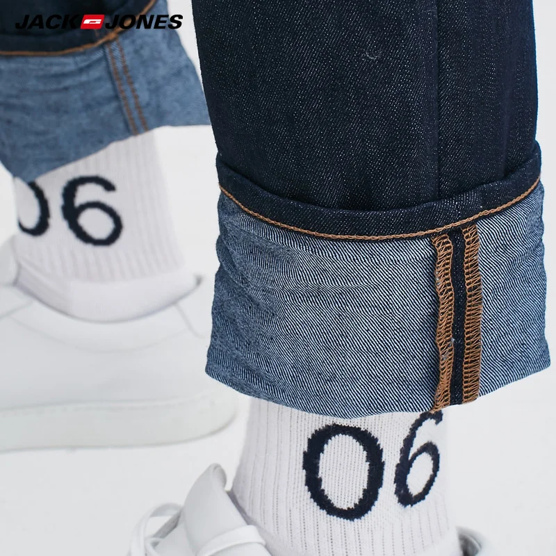 Jack Jones 2018 Новинка мужские джинсы 74% хлопок нательный фасон брюки застёжка YKK штаны
