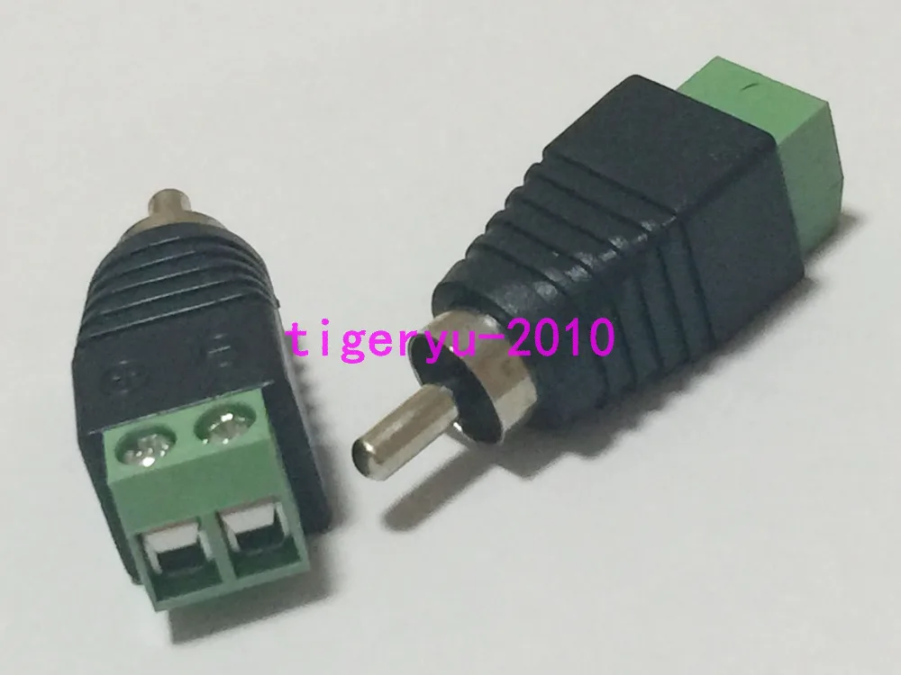 2 шт. RCA папа Cat5 для камеры CCTV видео балун телефонный разъем адаптер | Обустройство