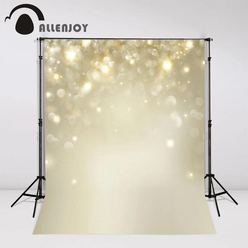 Allenjoy Рождественский фон золотые Мерцающие Звезды размытые фотообои фотостудия