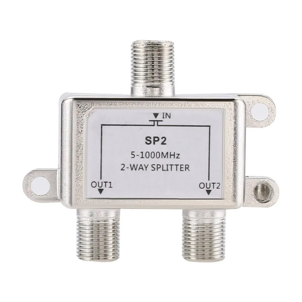 2 Way Cable Splitter Satellite Multiswich CATV Signal Mixer Digital Combiners Diplexers VHF UHF | Электроника