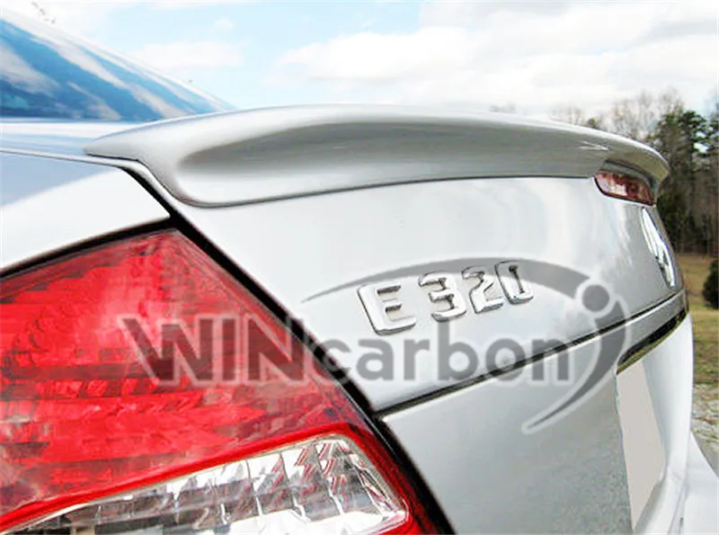 UNPAINT AMG Стиль багажник спойлер задний крыло для Mercedes BENZ E CLASS W211 2002-2009