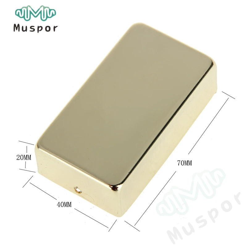 Золотой металлический герметичный чехол для электрогитары Humbucker пикапа 50 мм 52 |
