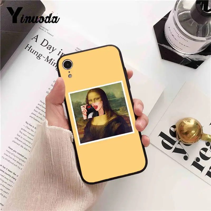 Чехол для телефона Yinuoda с рисунком Дэвида Ван Гога Моны Лизы iPhone 8 7 6 6S 6Plus X XS MAX 5 5S SE