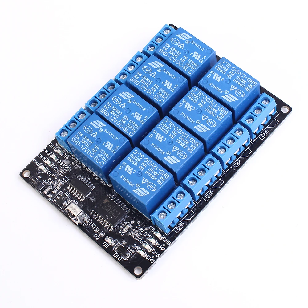 ИК приемник 12 В 8 каналов инфракрасный модуль задержки реле вождения + 9 клавиш