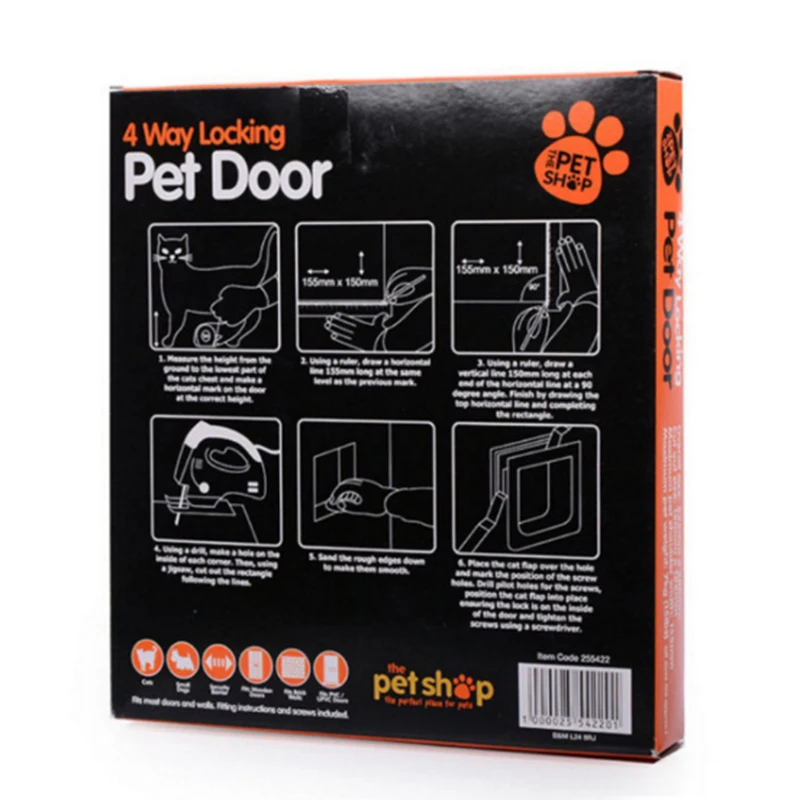 SMARTPET ABS Пластик кошка двери котенок безопасности клапаном дверные замки для