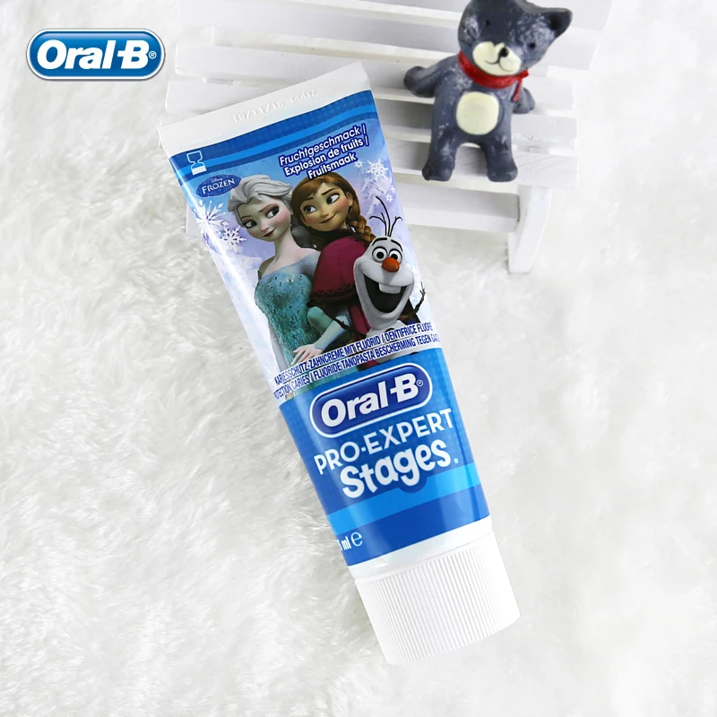 Зубная паста Oral B для детей предотвращающая отбеливание зубов фруктовый вкус