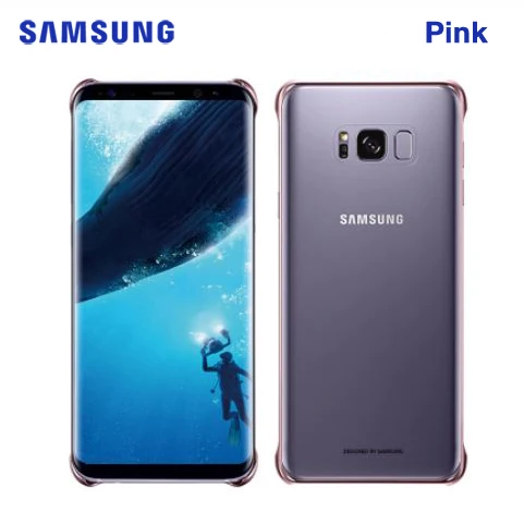 Samsung стелс Пластиковый Чехол для мобильного телефона для samsung S8 G9500 S8+ S8 Plus противоударный чехол для телефона мягкий чехол 6 цветов - Цвет: Pink
