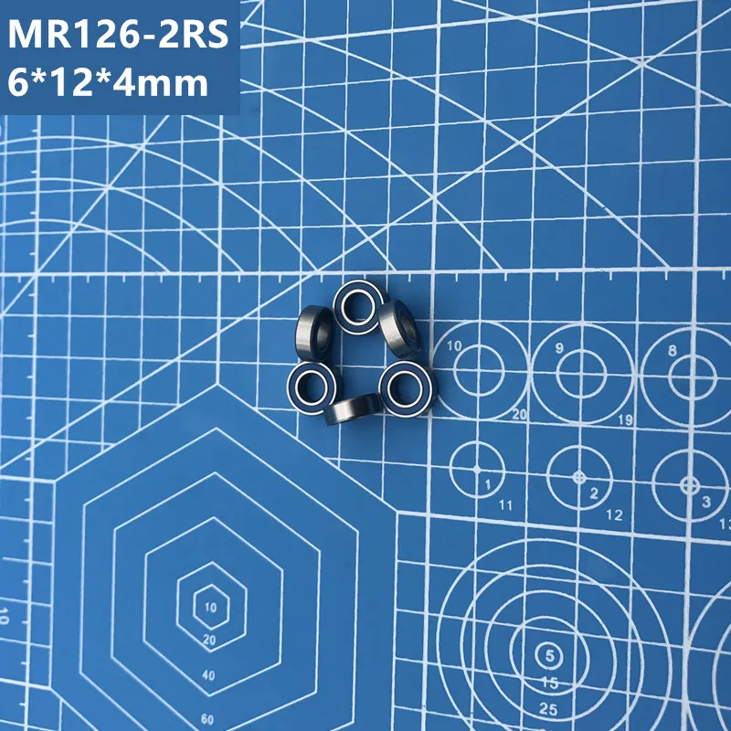 

Бесплатная доставка Высокое качество 10 шт. MR126RS синий двойной резиновая уплотнительная крышка миниатюрный радиальный шарикоподшипник ...