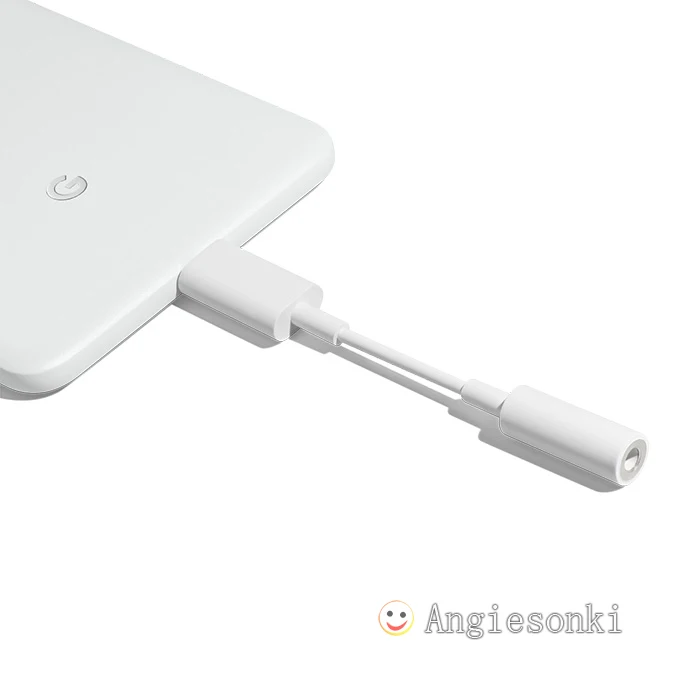 Оригинальный оригинальный адаптер для наушников Google Pixel 2 и XL от Digital до 3 5