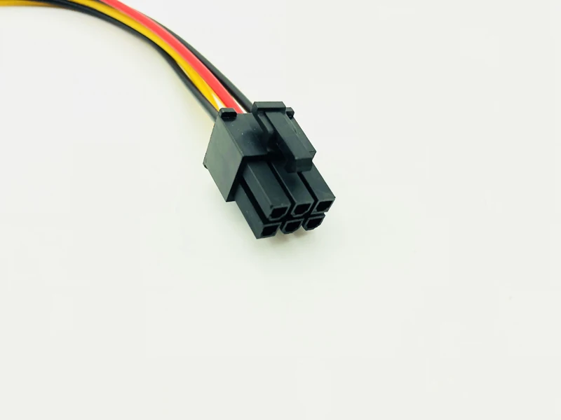 5 шт. дропшиппинг 4Pin Molex к 6Pin PCI Express PCIE видеокарта адаптер кабель для биткоина