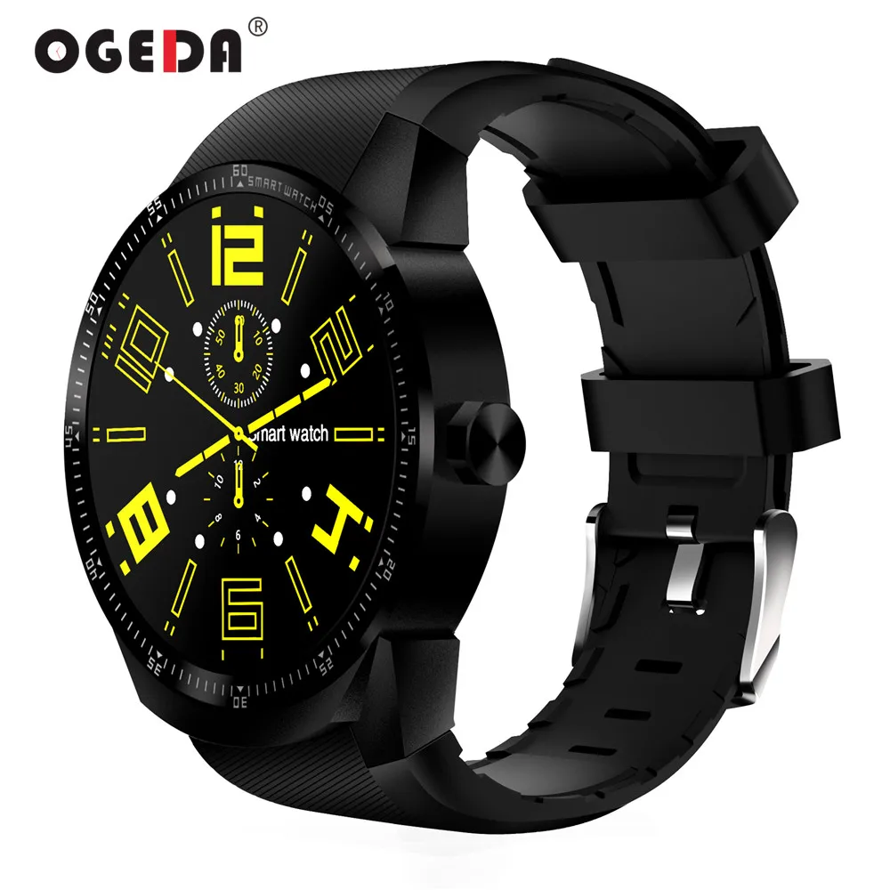 OGEDA K98H 3G GPS Wifi Men Smart Watch Android 4.1 Support SIM Heart Rate Tracker 4GB ROM Waterproof Bluetooth Male | Наручные часы