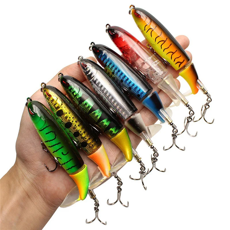 1 шт. Whopper рыболовная приманка isca искусственная 9 5 см 13 8 г Topwater вращающийся хвост