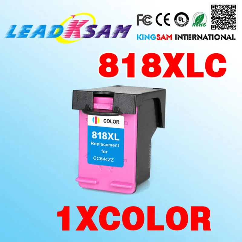 Совместимый с hp818 цветной картридж для принтера 818 818xl Deskjet F2418 F2488 F4238 F4288 F4488 D1688