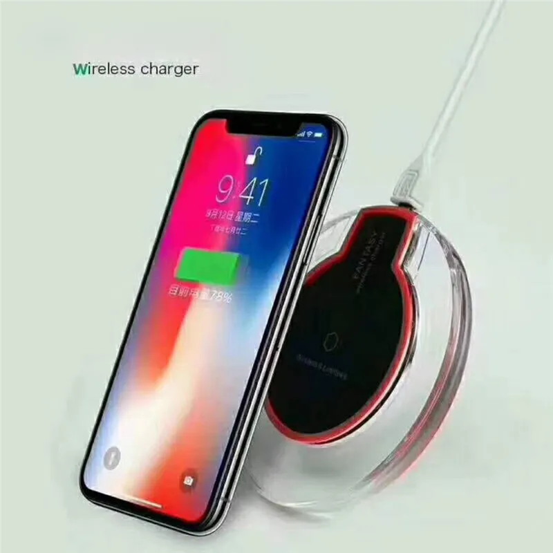 Беспроводное зарядное устройство cafan для iPhone X/8/8Plus быстрая Беспроводная зарядная