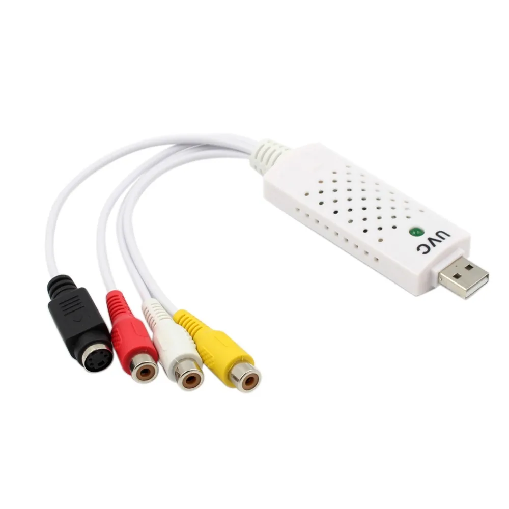 Портативный USB 2 0 адаптер для видеозахвата конвертер Easycap Аудио захвата карты VHS