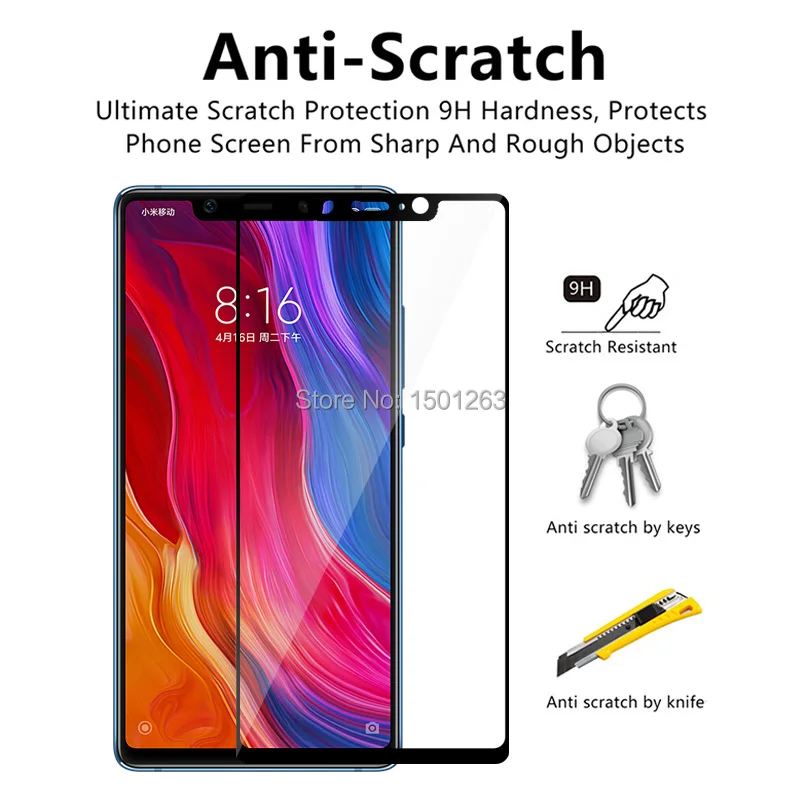 Полное покрытие закаленное Стекло для Xiaomi mi 8 SE 5 88 &quotЭкран протектор случае фильм