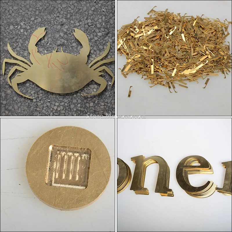 200*200 мм латунный медный лист DIY Лазерная Резка CNC рамка модель пресс-формы