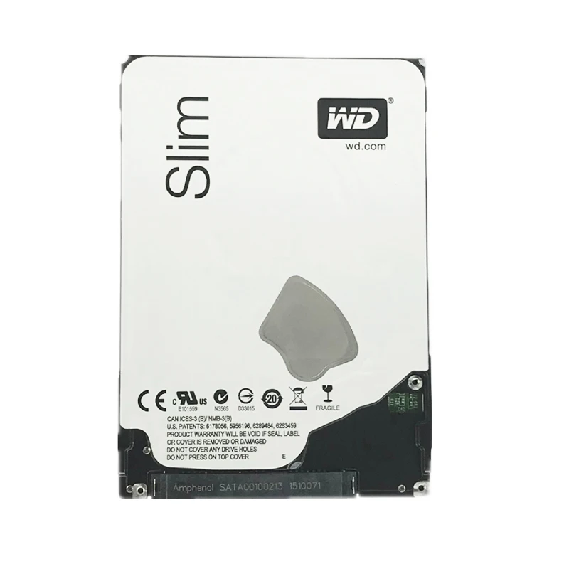 Внутренний жесткий диск WD Blue 1 ТБ 2 5 дюйма SATA III 1000 ГБ HD 6 ГБ/сек. 16M 7 мм 5400 об/мин WD10SPCX