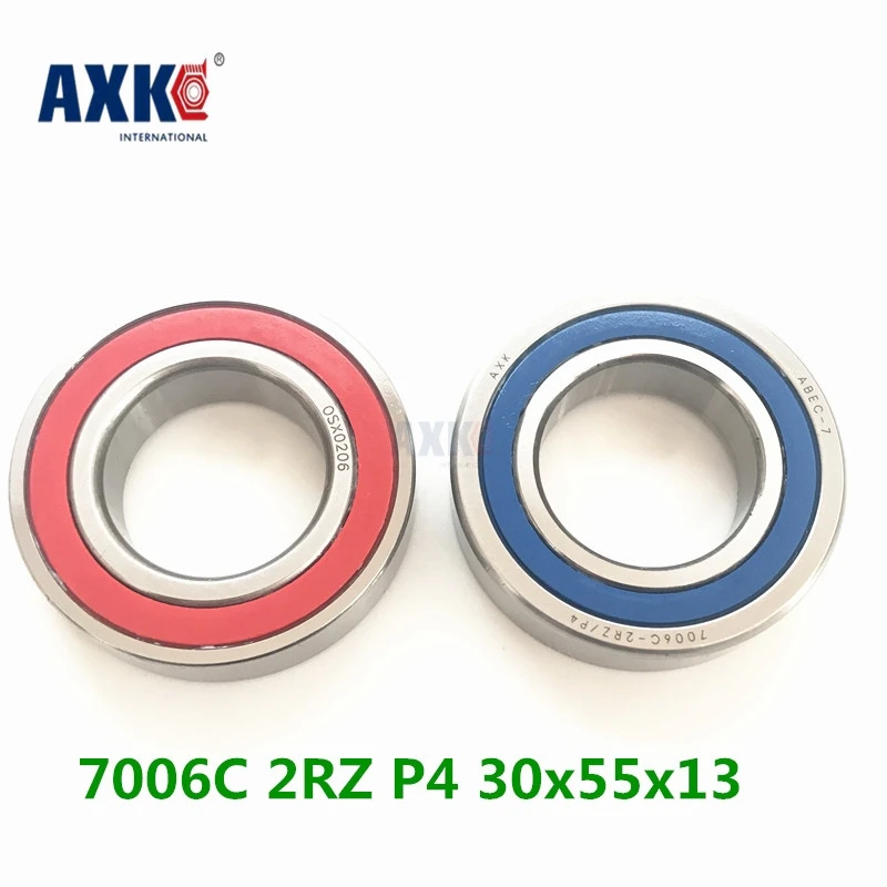 Axk 1 шт. 7006 7006c 2rz P4 30x55x13 герметичные Радиально упорные контактные подшипники