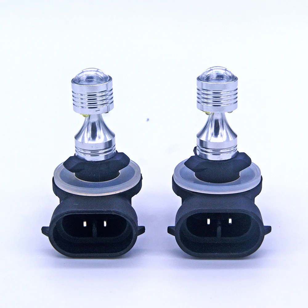 2 шт. 30 Вт H27 светодиодные лампы 880 881 6000K 6SMD XBD светодиодный чип DC12V белый