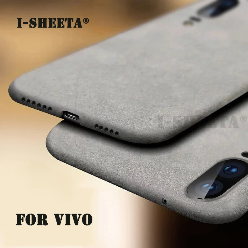 ДЛЯ Vivo NEX S ультра тонкий матовый песчаник Мягкий ТПУ силиконовый Полный Чехол для