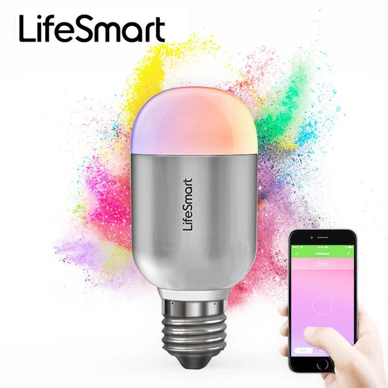 В наличии Lifesmart умная лампа 100-240 светодиодный светильник 16 м RGB цветное Bluetooth