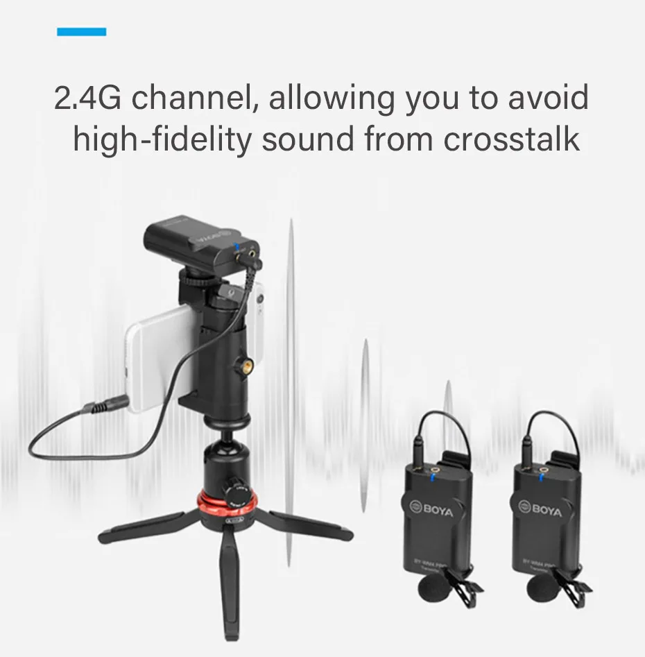 BOYA BY-WM4 PRO K1/K2 беспроводной Студийный конденсаторный микрофон Система петличный лацкан микрофон для интервью для iPhone Canon камеры Nikon