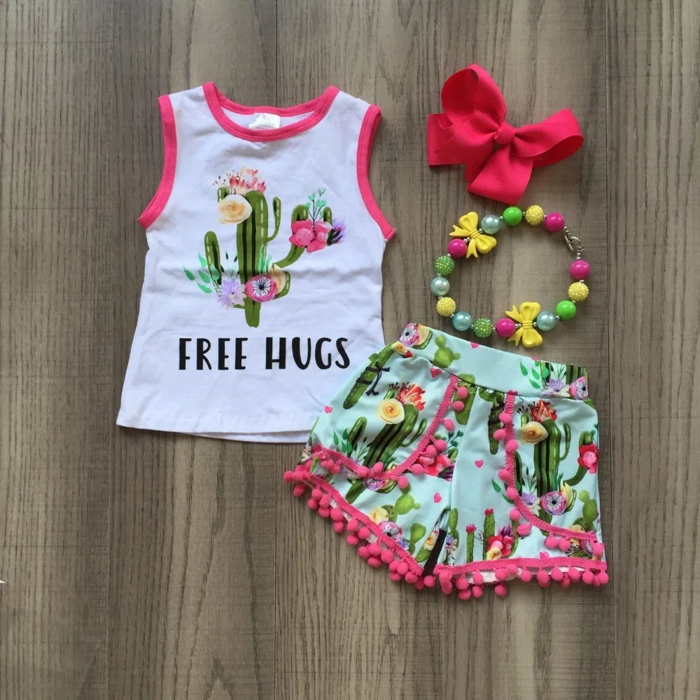 Новое поступление летняя фирменная одежда с короткими рукавами для маленьких