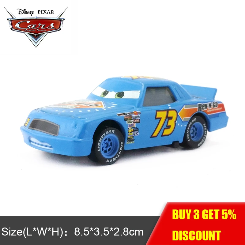 Disney Pixar Cars No.73 Rev N GO 1:55 металл литье под давлением развивающие игрушки модель