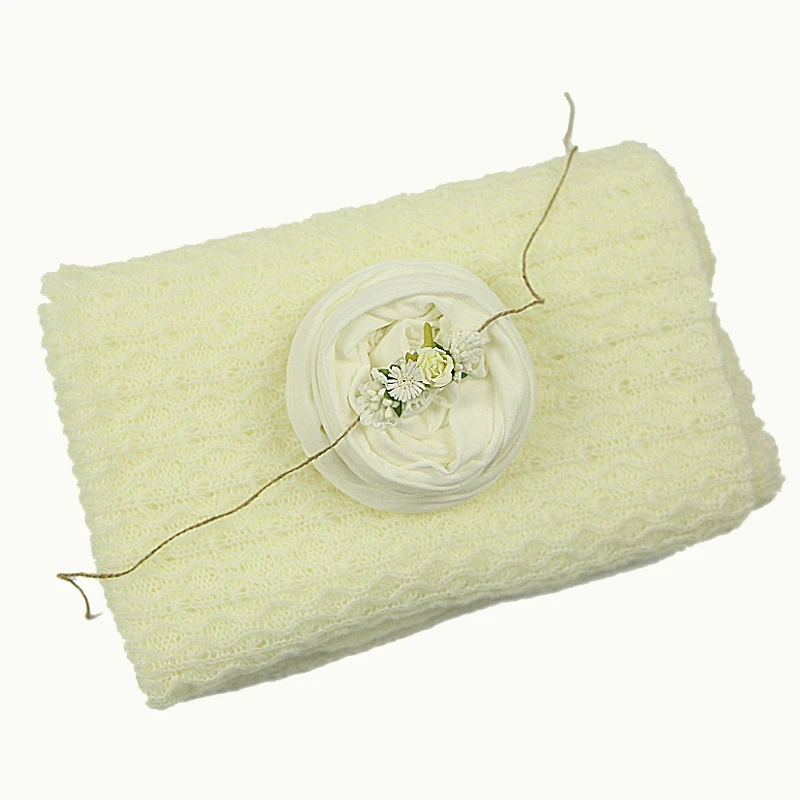 newborn photography props backdrop blanket+wrap+headband set baby photo wraps blanket hair accessories hairband cocoon | Мать и ребенок