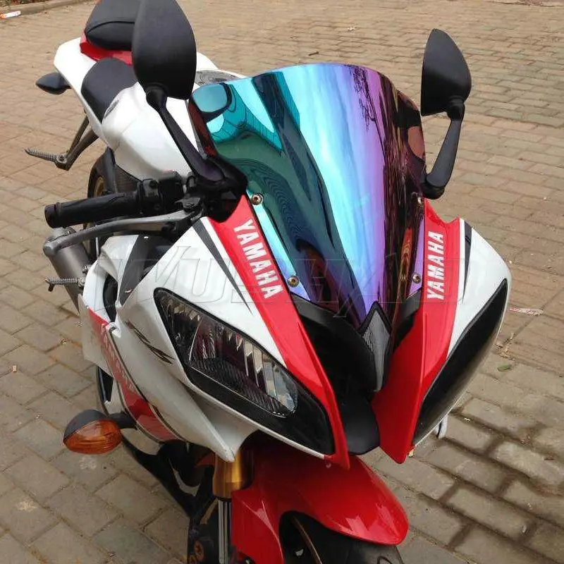 Мотоциклетное ветровое стекло экран для 2008 2009 2010 2011 2012 2013 2014 2015 2016 Yamaha YZF-R6 YZF 600 R6