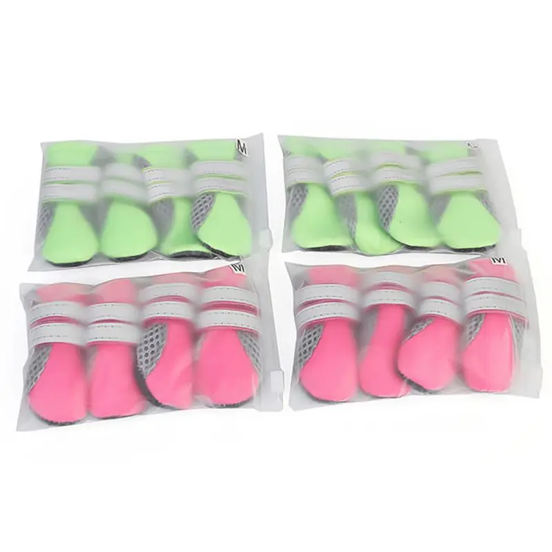 Новинка 2018 Обувь для собак щенков светоотражающие ночью удобные специальные