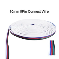10 meters rgbw 5pin extension electric connector wire 5 channel extend cable for rgbw led strip conector for strip rgbw