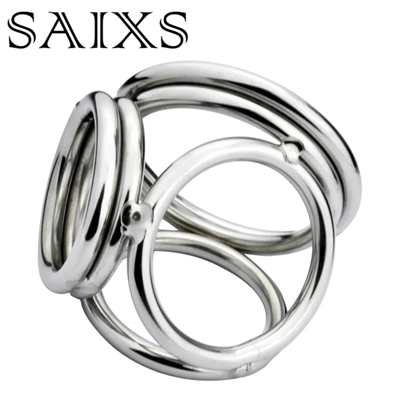Мужской Пояс верности новые мужские игрушки для задержки стальные кольца в виде