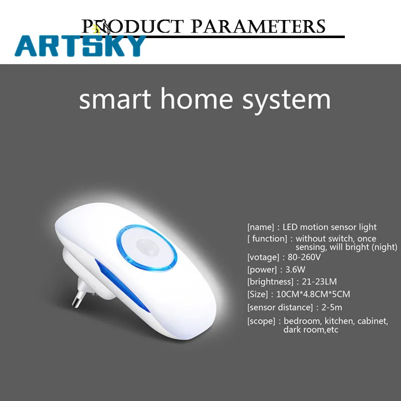 Новые светодиодные фары ближнего света ночной Светильник с ПИР AC 80-260V с led светильник Сенсор и датчиком движения PIR функция ночного Сенсор лампа