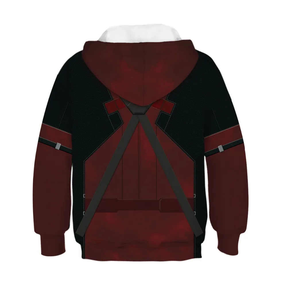 Autumn Winter Children's Hoodies Superhero Print Hooded Tops Kids Sweatshirt Teens Coats Child's Pullover 4-13y Boy's Sweaters