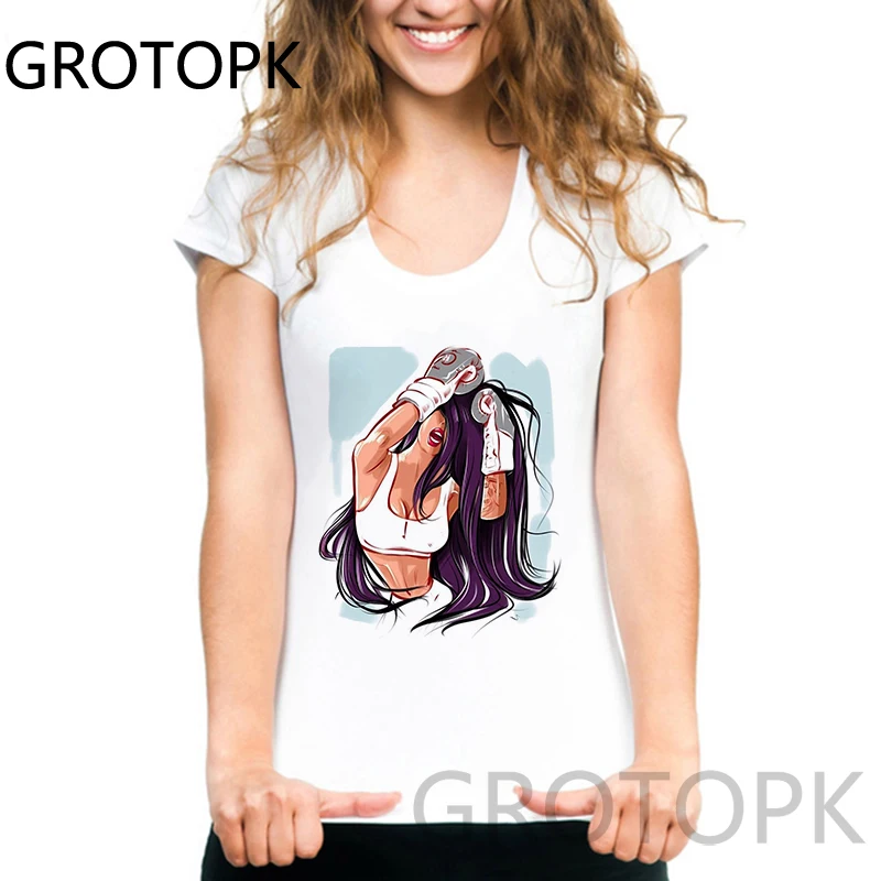 512973 Футболка для девочек и собак с принтом Kawaii Femme, хлопковая белая футболка с коротким рукавом, корейский стиль, футболки с графическим принтом, женская уличная одежда в стиле Харадзюку - Цвет: 512973