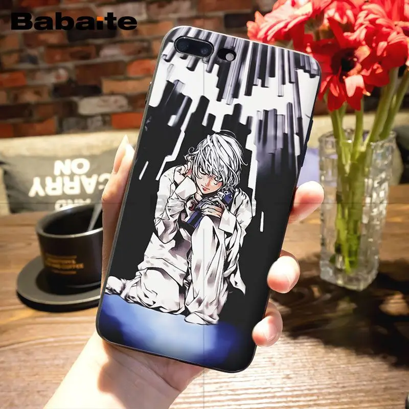 Babaite аниме тетрадь смерти Smart Cover Черная мягкая крышка чехол для телефона iPhone 8 7 6 6S