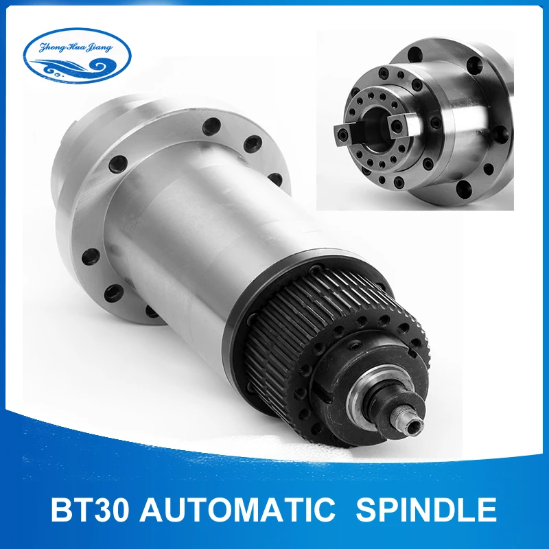 

ATC Spindle BT30 s pindle CNC Router Milling Spindle Motor With Synchronous Belt BT30 + Drawbar Ceramic Bearing