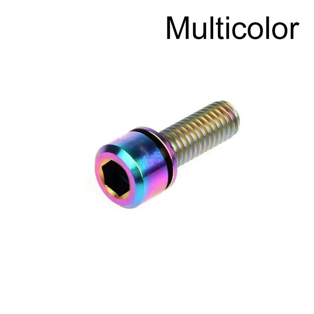 1 шт. M6x20mm дисковые тормоза болты суппорта титановые шурупы с шайбой прокладка