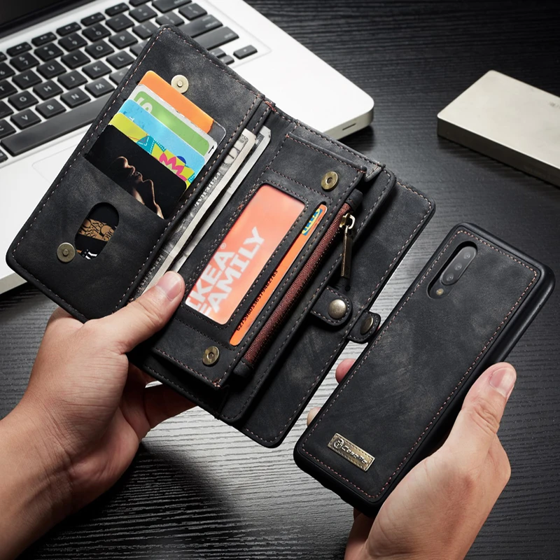 Luxury Retro Wallet Leather Case For Samsung Galaxy A70 A50 A40 A30 A20 Multi-function Card Slot Holder A50/A40/A70 | Мобильные