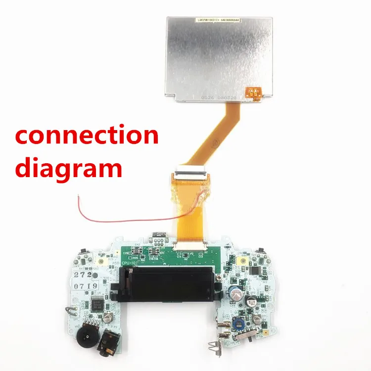 

100%new For Nintendo GameBoy Advance SP GBA SP AGS 101 Highlit Screen LCD OEM Backlit Brighter LCD Screen panel